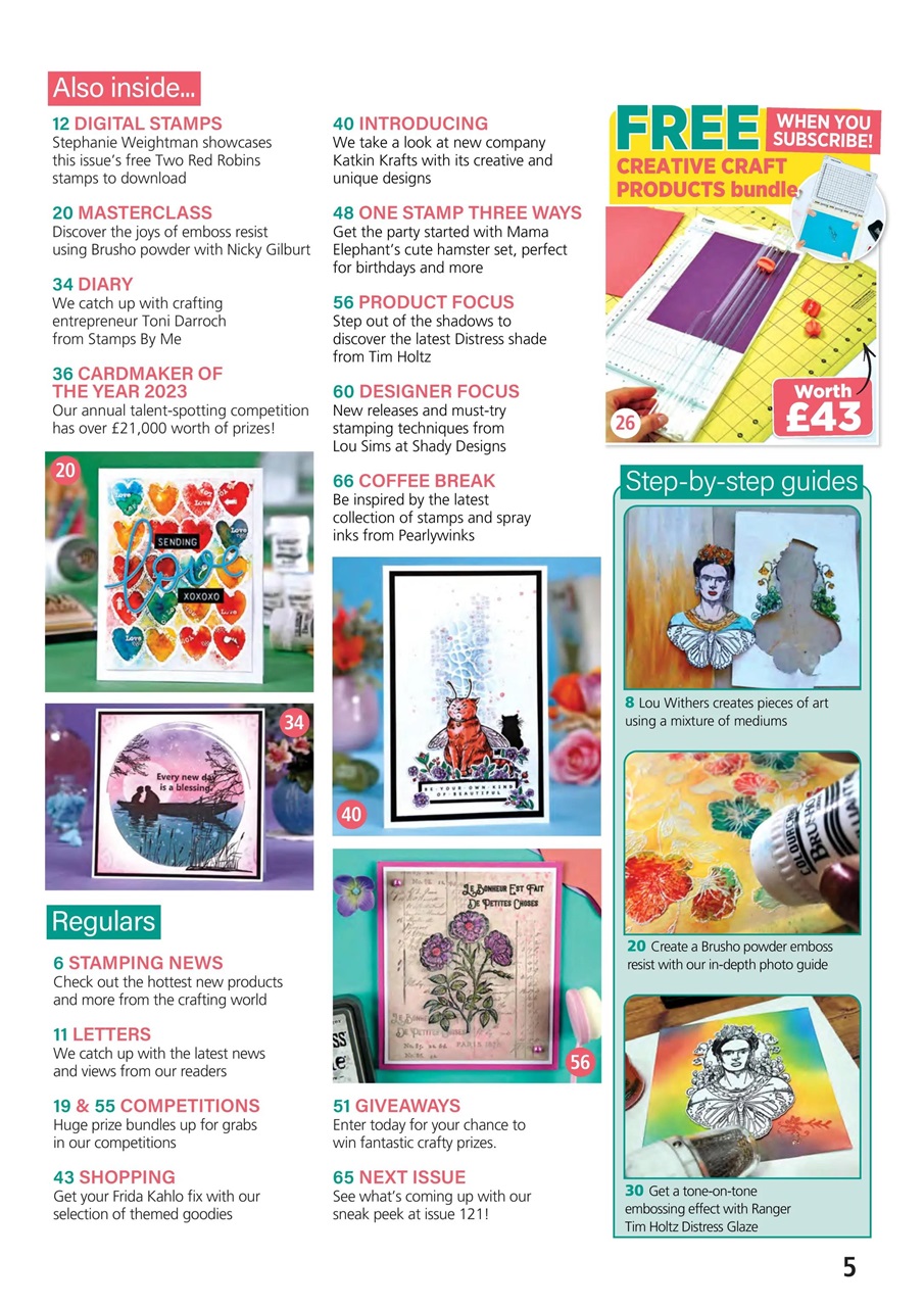 Creative Stamping Preview Pages