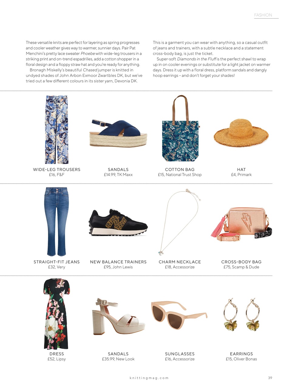 Knitting Preview Pages