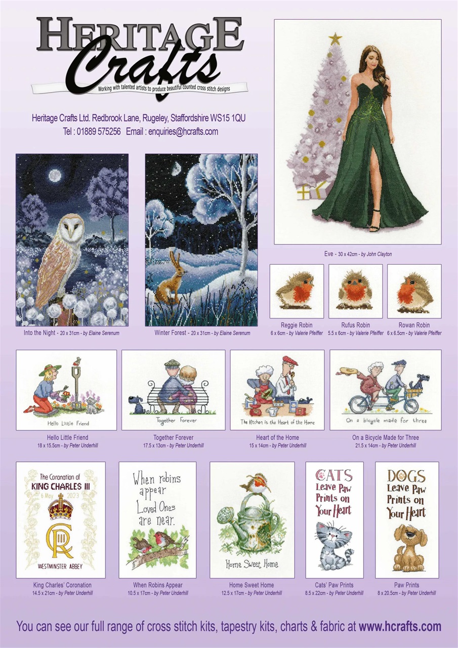 The World of Cross Stitching Preview Pages