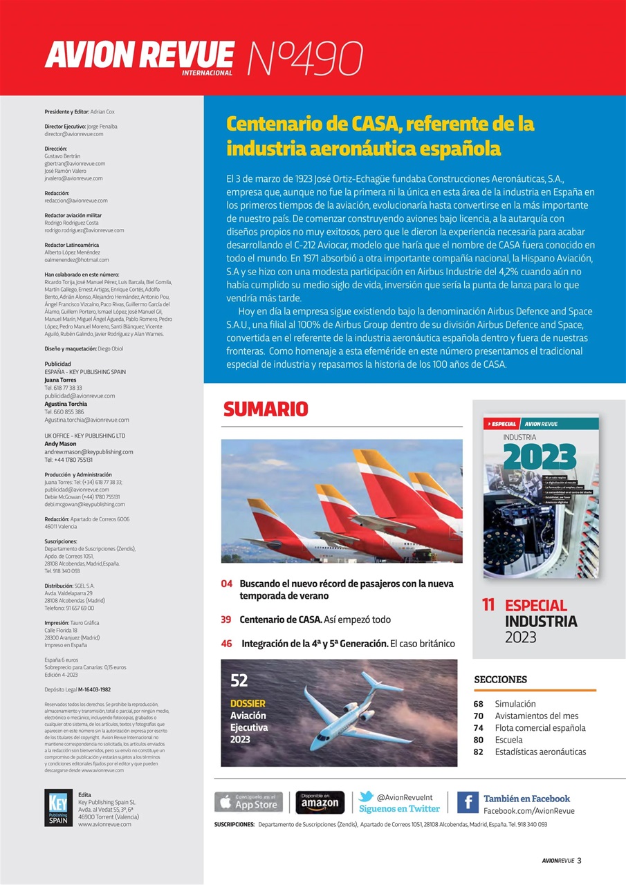 Avion Revue Internacional Preview Pages