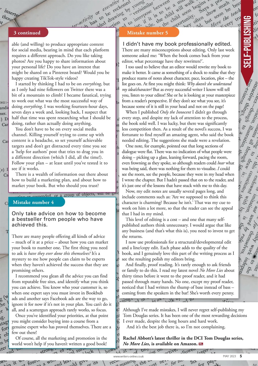 Writing Magazine Preview Pages