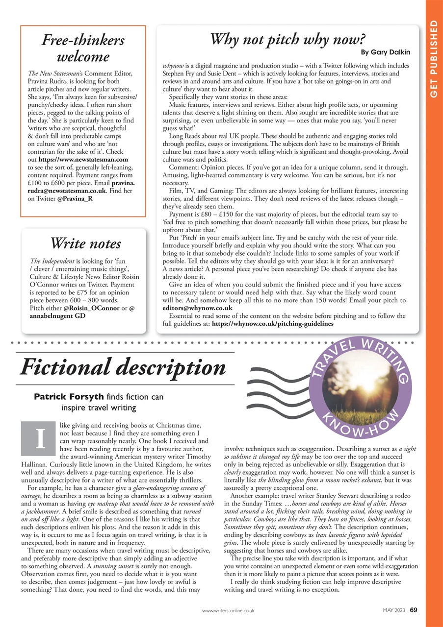 Writing Magazine Preview Pages