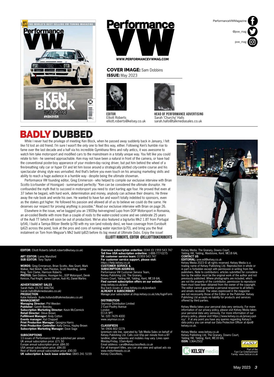 Performance VW Preview Pages