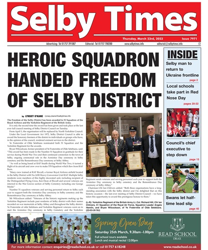 Selby Times issue 
