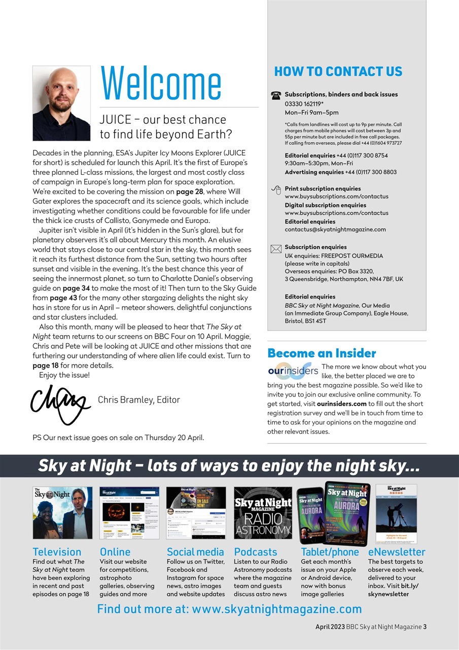 BBC Sky at Night Magazine Preview Pages
