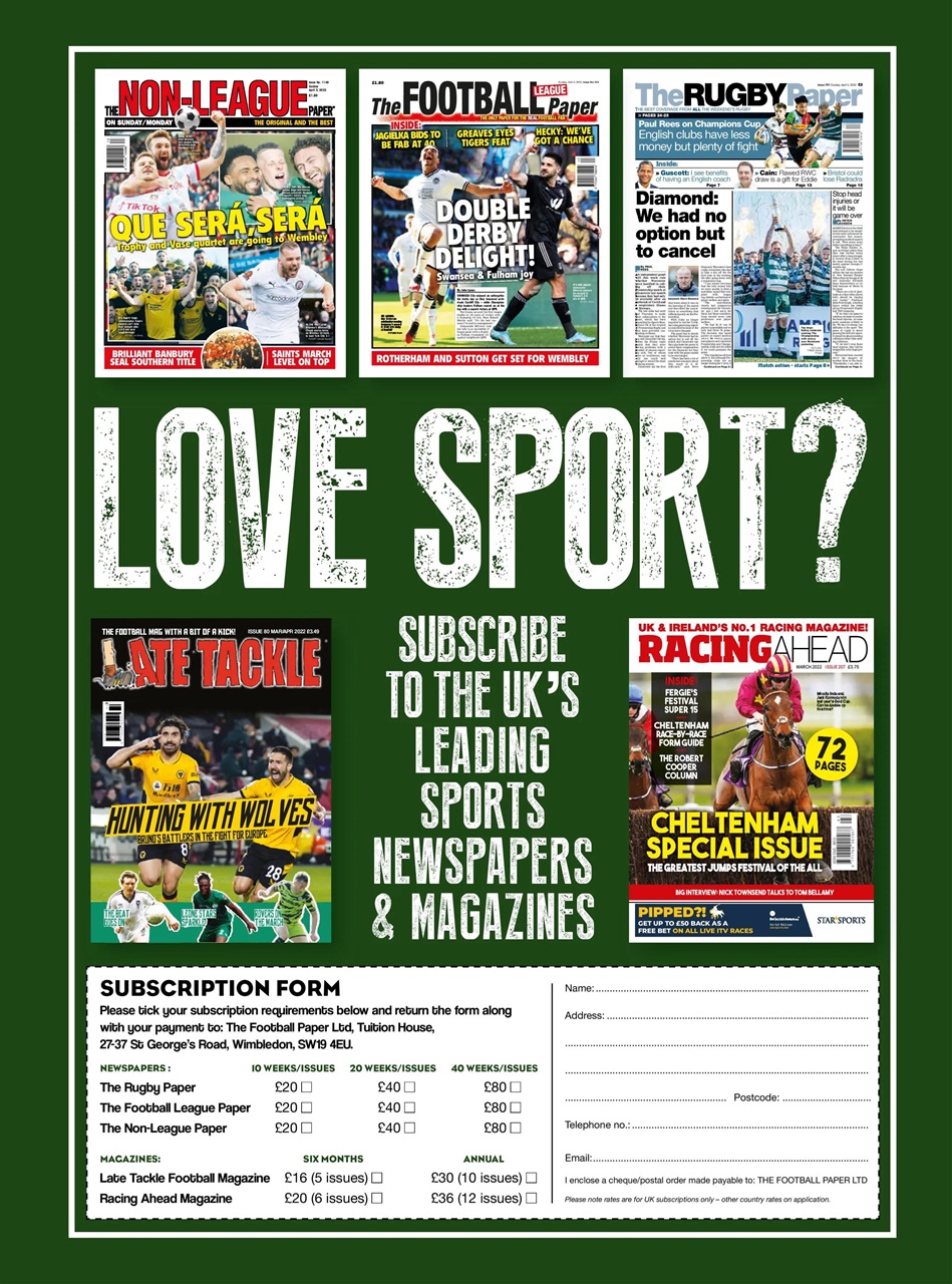 Racing Ahead Preview Pages