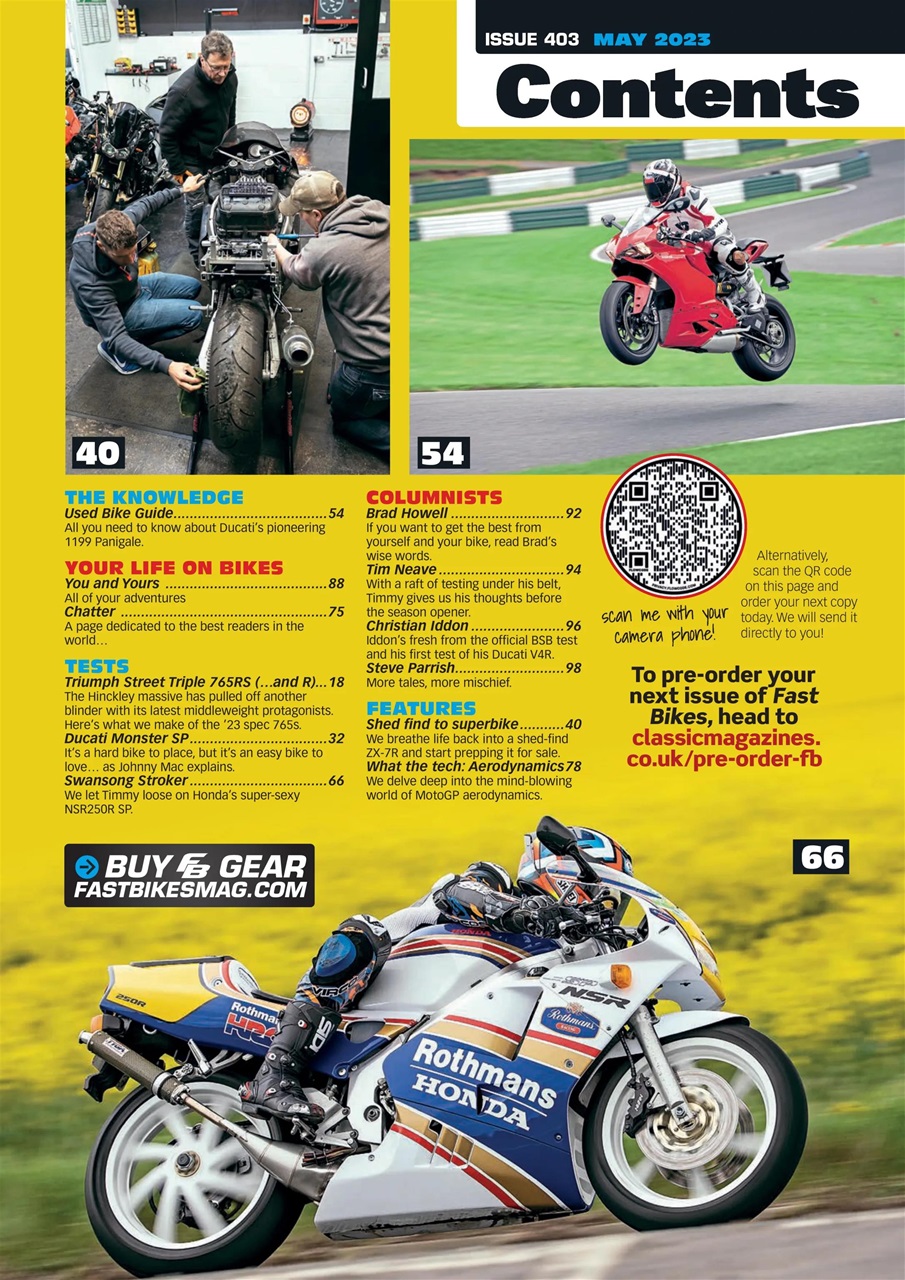 Fast Bikes Preview Pages