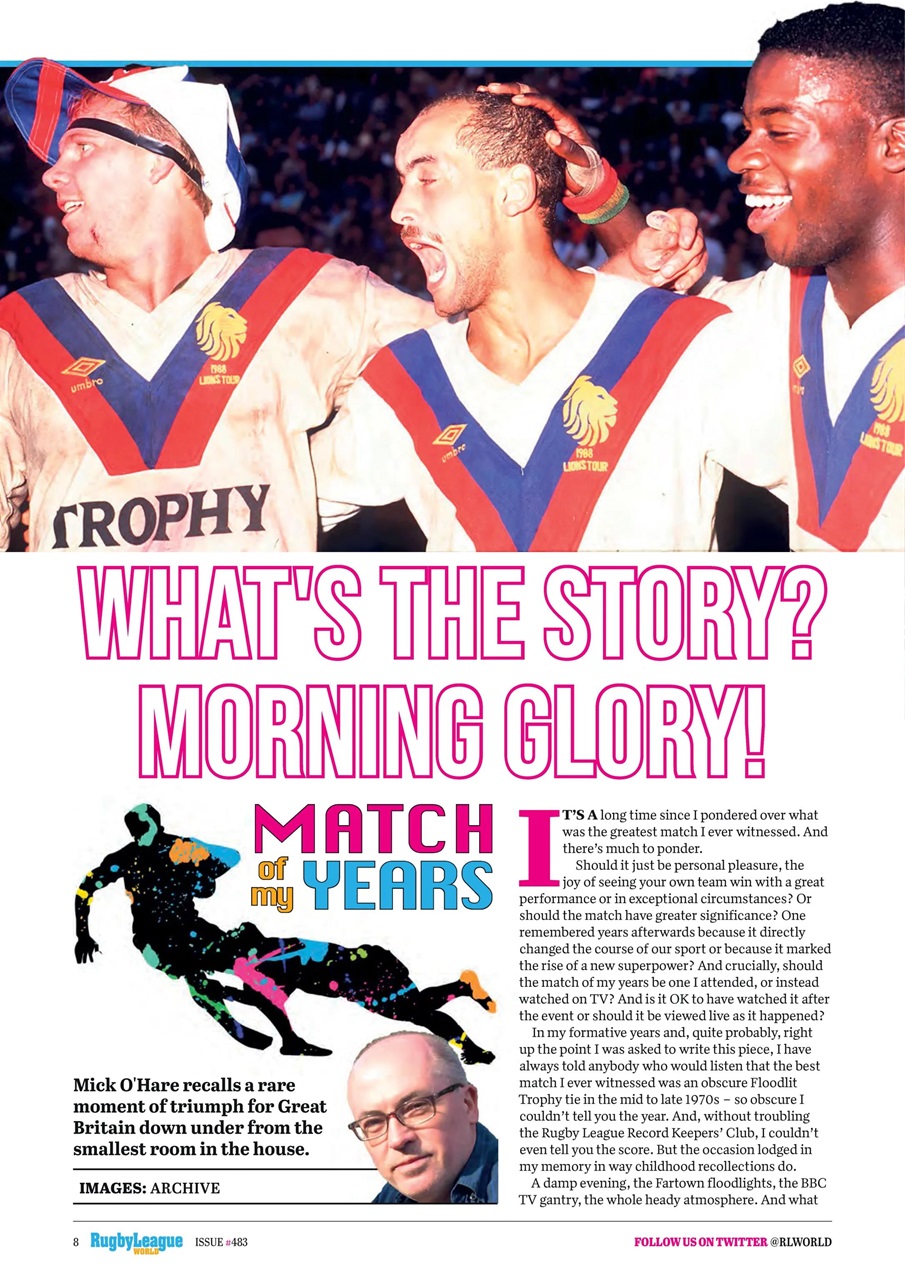 Rugby League World Preview Pages