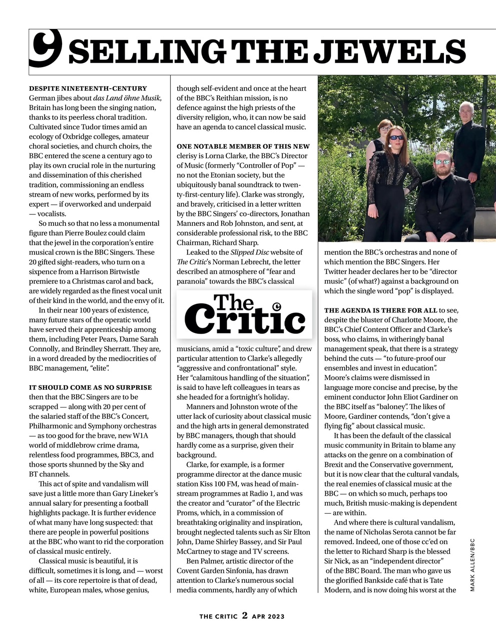 The Critic Preview Pages