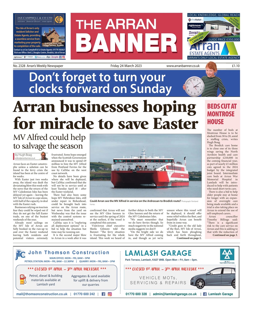 Arran Banner Preview Pages