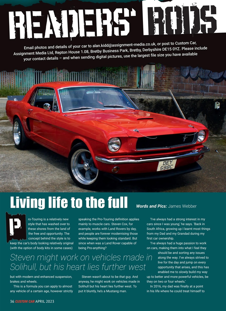 Custom Car Preview Pages