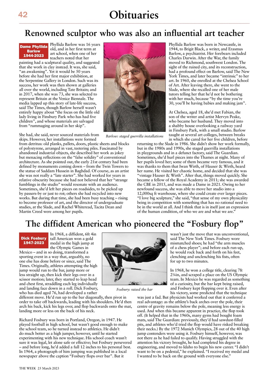 The Week Preview Pages