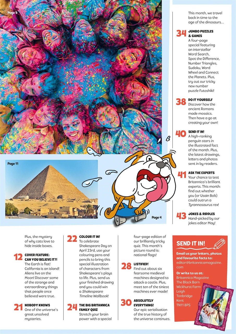 What on Earth! Magazine Preview Pages