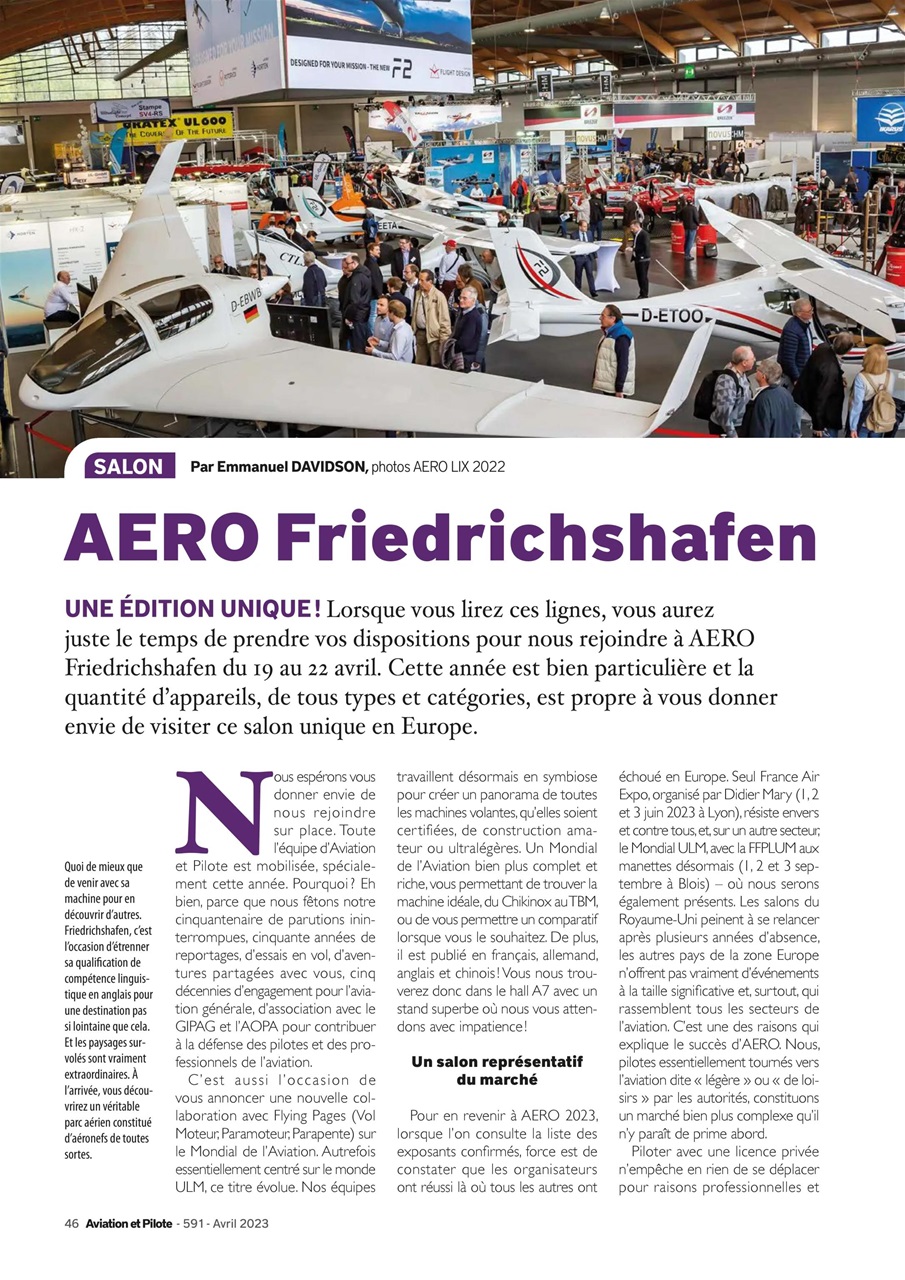 Aviation et Pilote Preview Pages