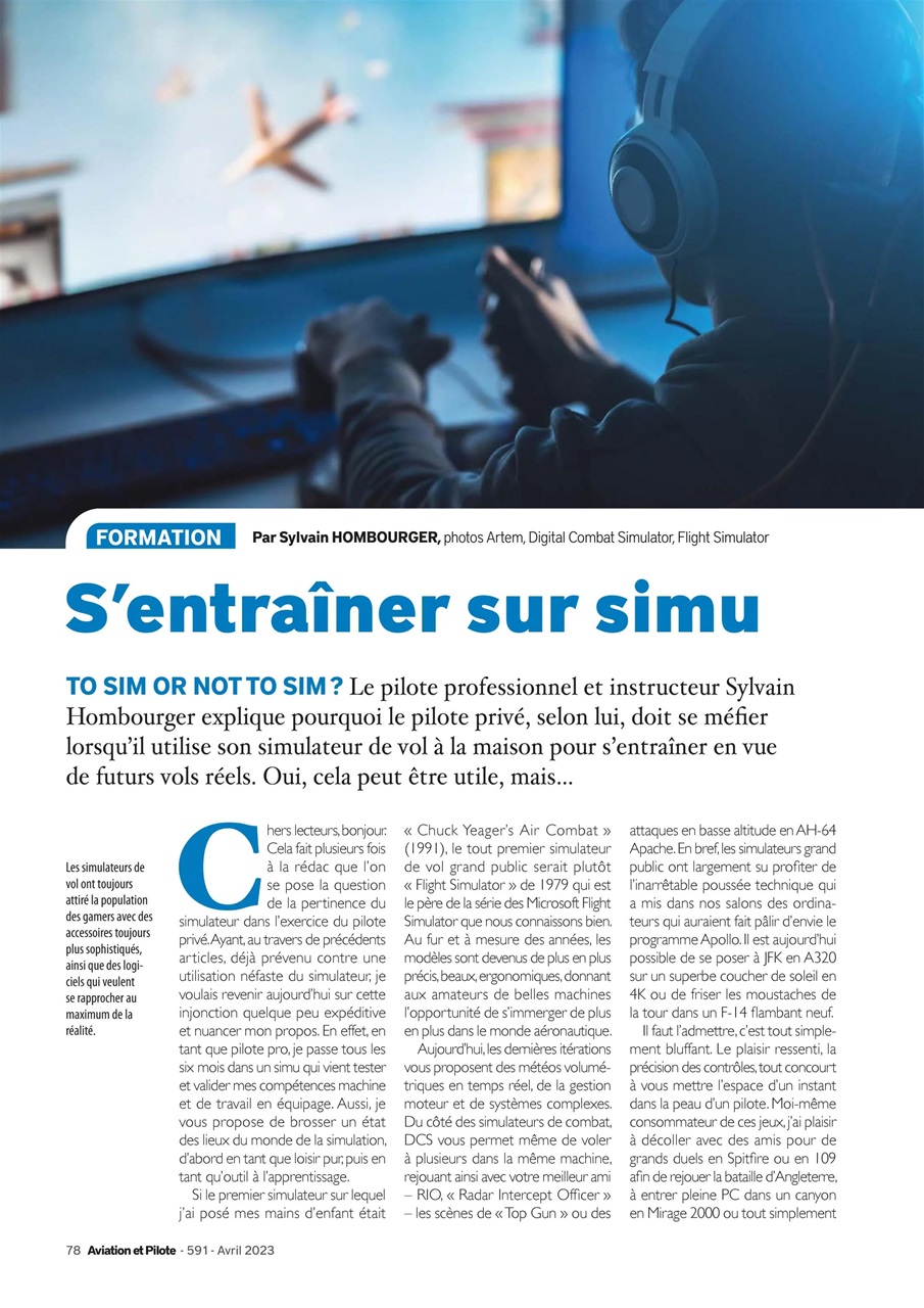 Aviation et Pilote Preview Pages