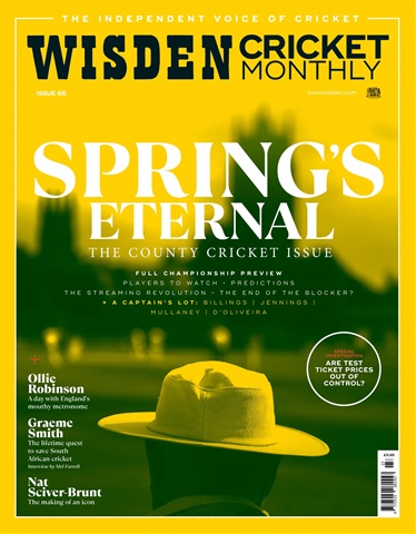 Wisden Cricket Monthly issue April 2023
