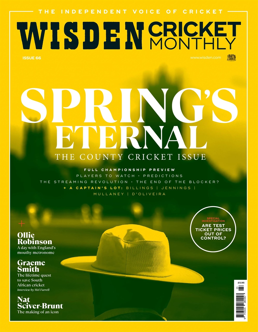 Wisden Cricket Monthly Preview Pages