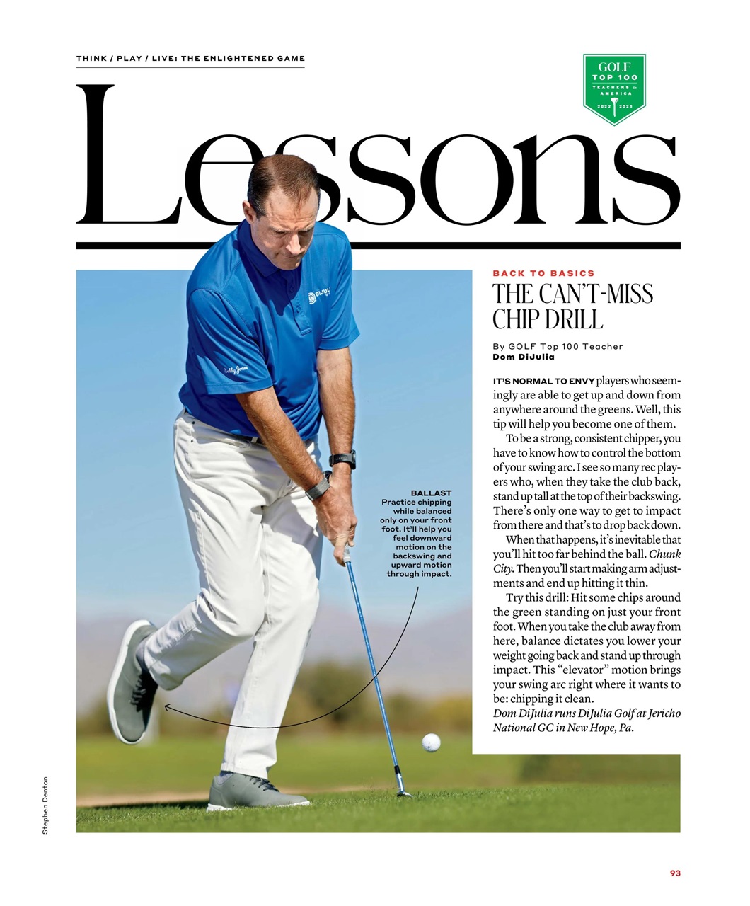 Golf Magazine Preview Pages
