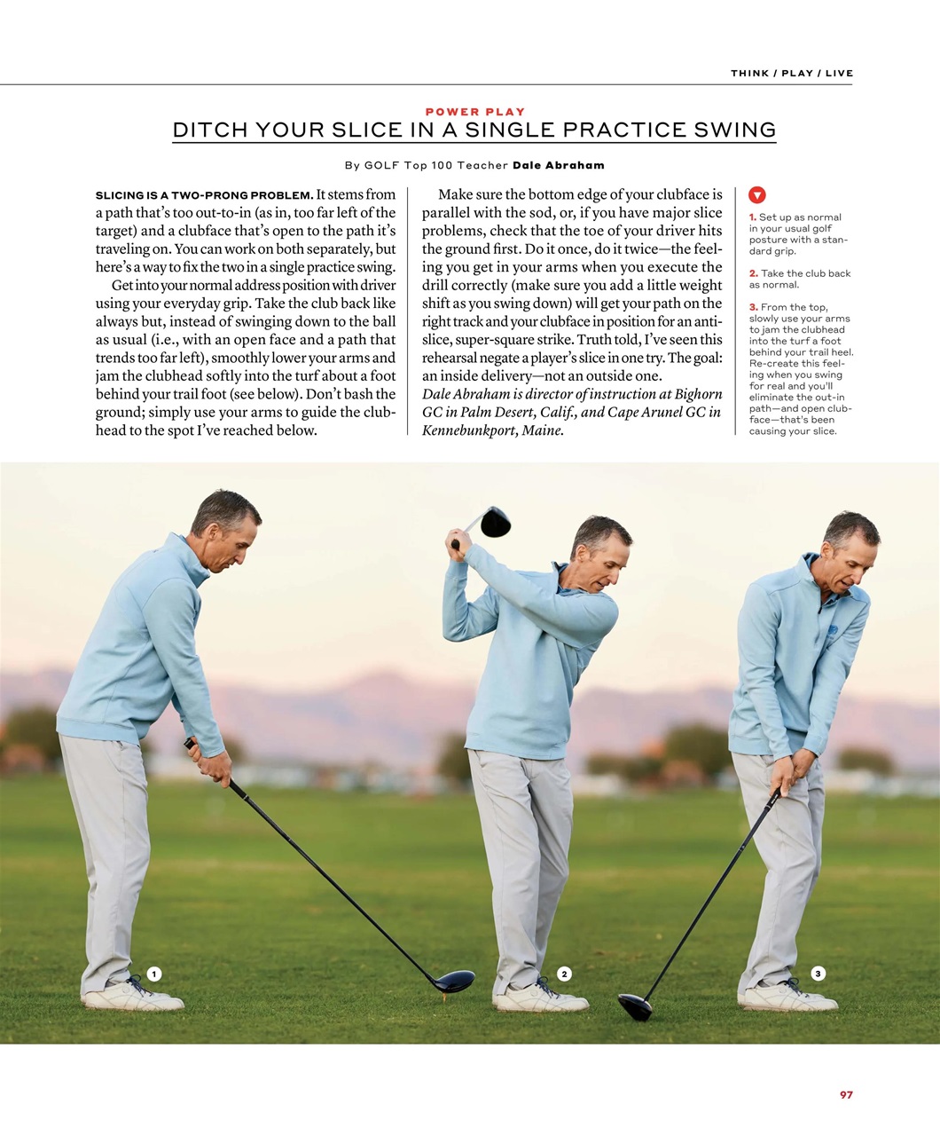 Golf Magazine Preview Pages