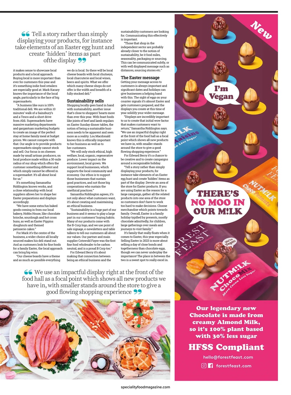 Speciality Food Preview Pages