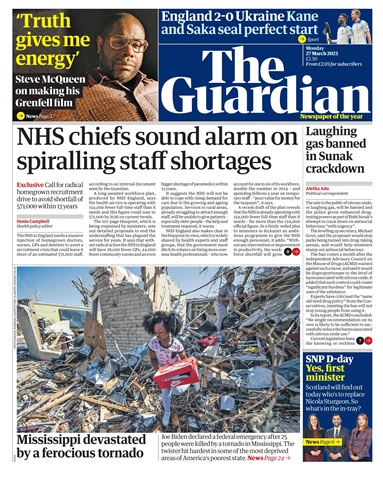 The Guardian Newspaper issue Monday, March 27, 2023