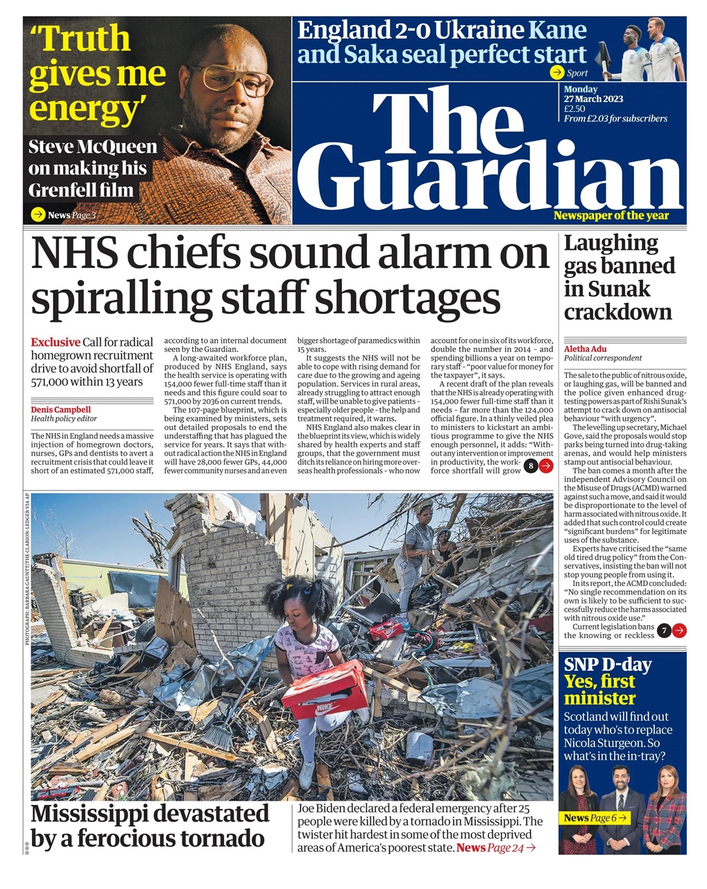 The Guardian Newspaper Preview Pages