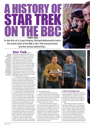 Infinity Magazine Preview Pages