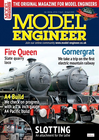 Model Engineer issue Issue 4714