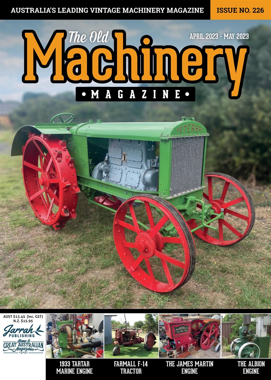 The Old Machinery Magazine Preview Pages