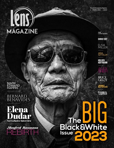 Lens Magazine issue March 2023. The BIG B&W Issue 2023