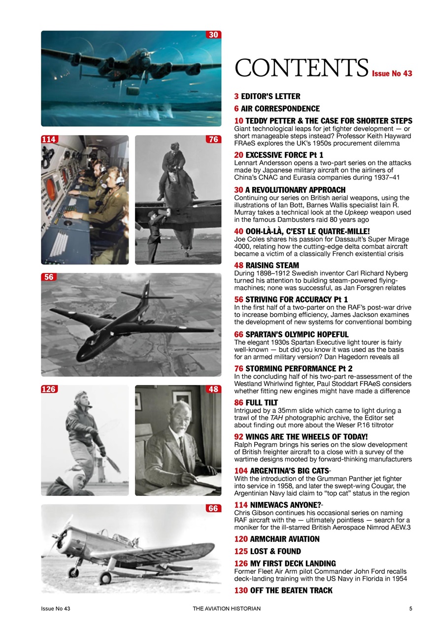 The Aviation Historian Magazine Preview Pages