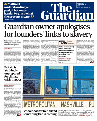 The Guardian Newspaper issue Wednesday, March 29, 2023