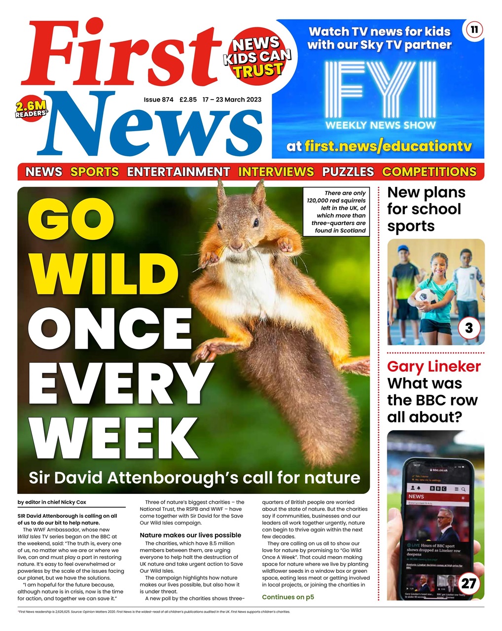 First News Preview Pages