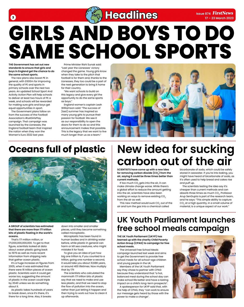 First News Preview Pages