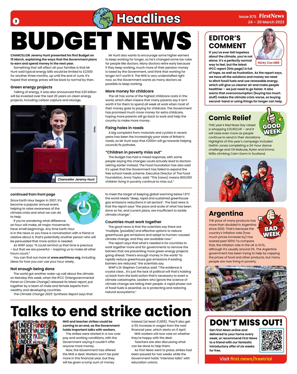 First News Preview Pages