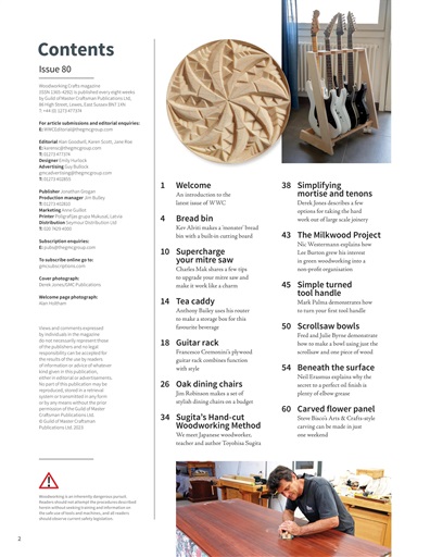 Woodworking Crafts Magazine Preview Pages