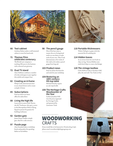 Woodworking Crafts Magazine Preview Pages