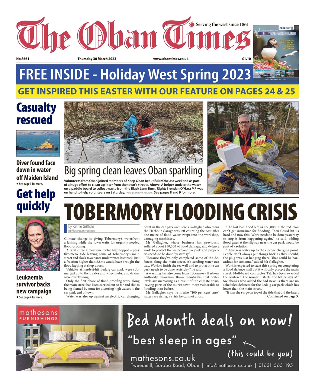 The Oban Times & Lochaber Times Preview Pages