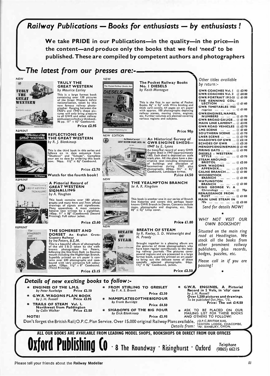 Railway Modeller Preview Pages