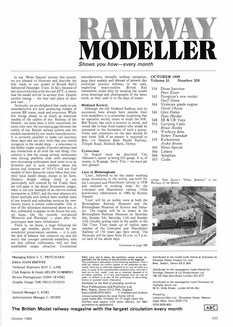 Railway Modeller Preview Pages