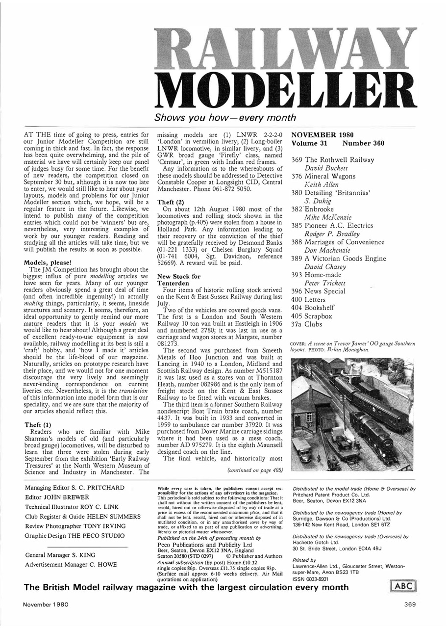 Railway Modeller Preview Pages