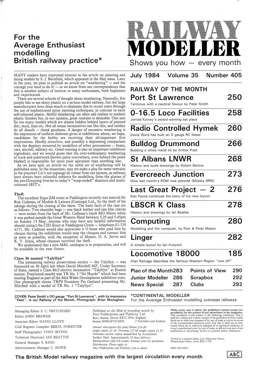 Railway Modeller Preview Pages
