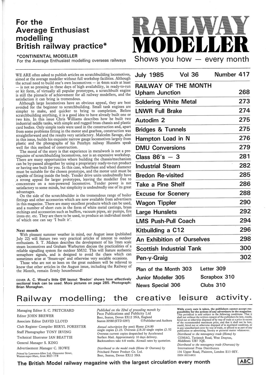 Railway Modeller Preview Pages