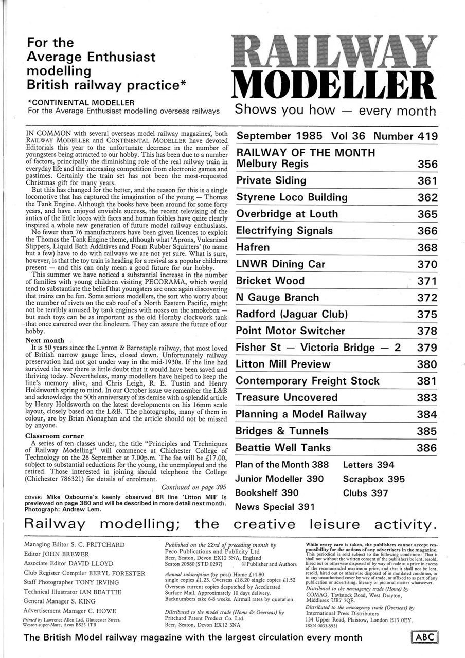 Railway Modeller Preview Pages