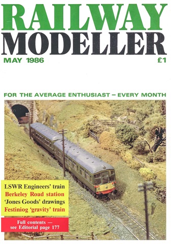 Railway Modeller issue  May 1986