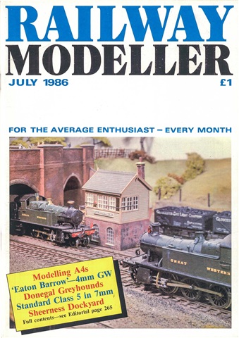 Railway Modeller issue  July 1986