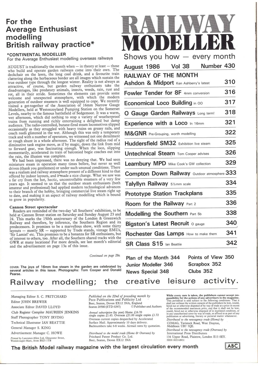 Railway Modeller Preview Pages