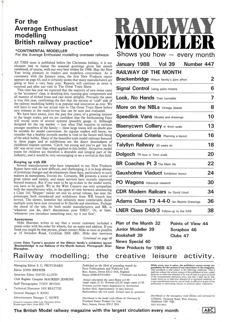 Railway Modeller Preview Pages