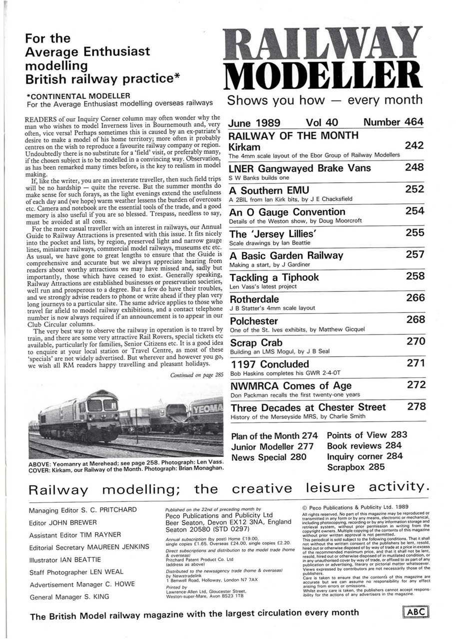 Railway Modeller Preview Pages