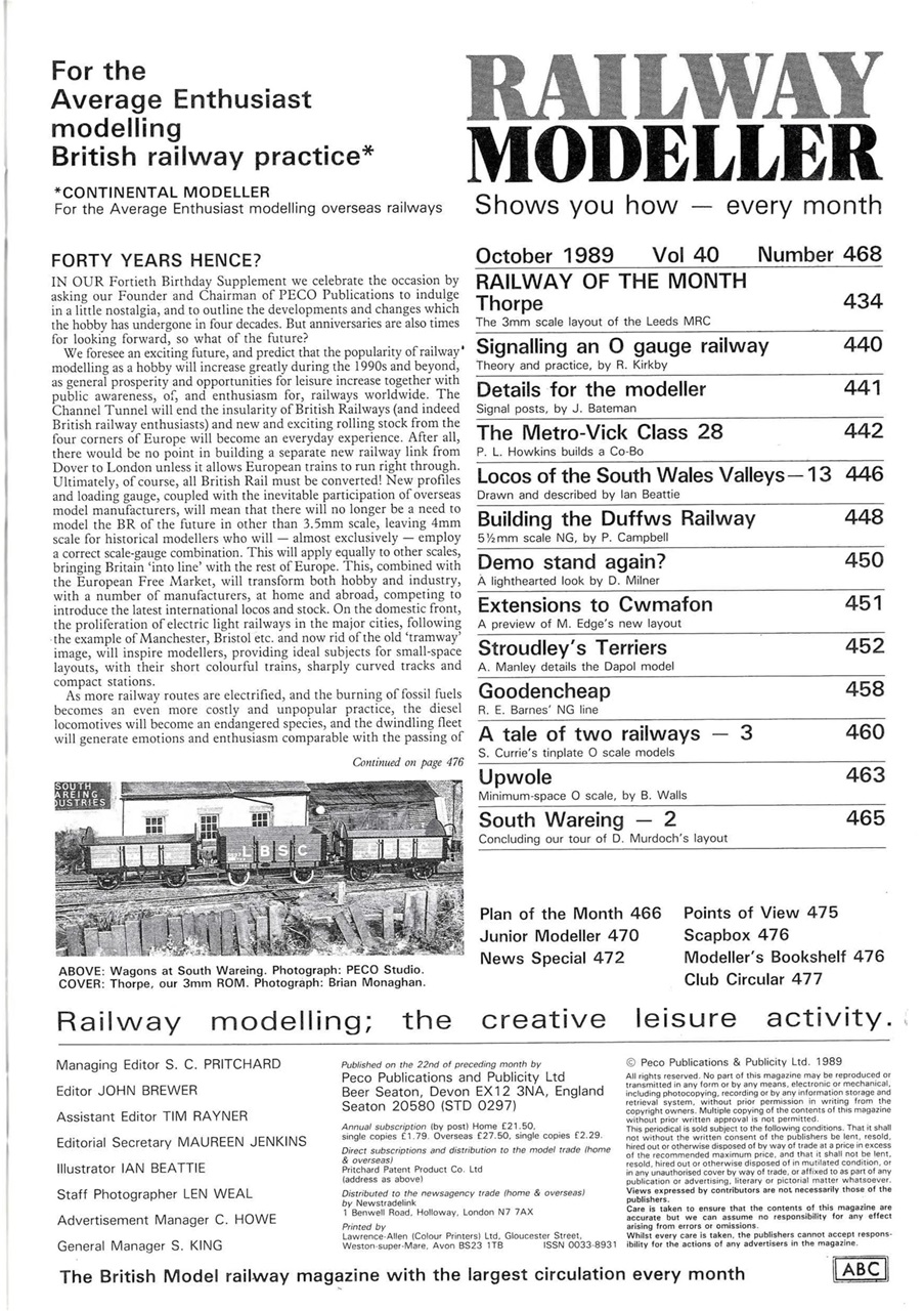 Railway Modeller Preview Pages